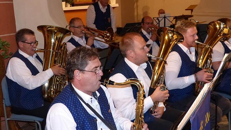 Die Stadtkapelle Kupferberg beim Konzert. Foto: Klaus-Peter Wulf