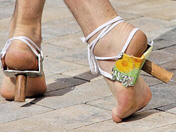 High Heels Marke Eigenbau ...Foto: Dieter Britz