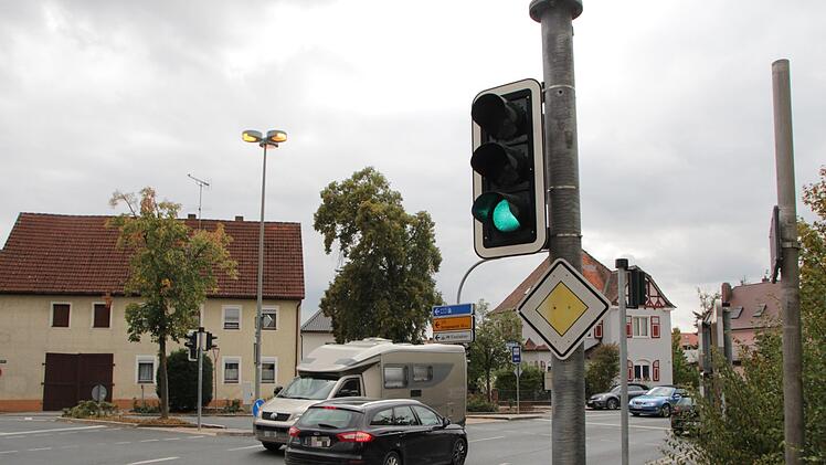 Die Ampel an der Kreuzung Bamberger Straße/Lindenstraße war vor einigen Wochen defekt. Funktioniert es ohne sogar besser? Foto: Franziska Rieger