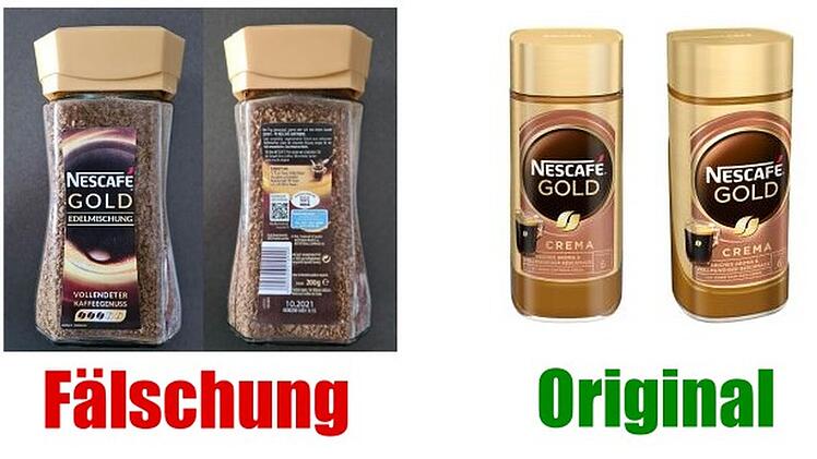 Warnung vor Gesundheitsgefahr durch gefälschten Markenkaffee
