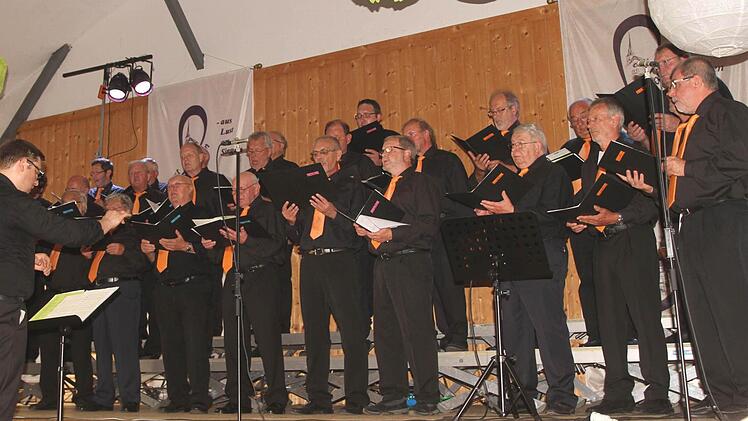 Der Männerchor unter Dirigent Andreas Brunner.