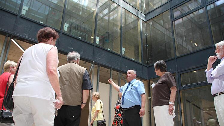 Rundgang durch Haus Waldenfels in Bad Brückenau im August 2015 Foto: Ulrike Müller