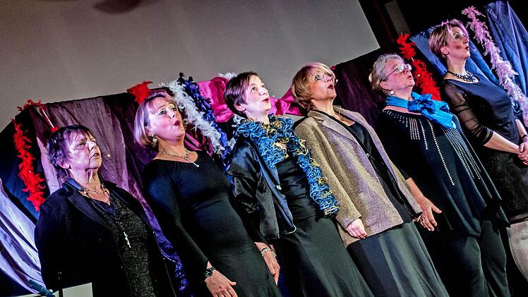 Die Avantgardinen: Impressionen vom Gastspiel im Coburger Haus Contakt.Foto: Jochen Berger