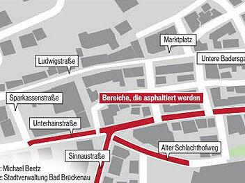 An diesen Stellen geht am Wochenende nichts mehr. Grafik: Michael Beetz