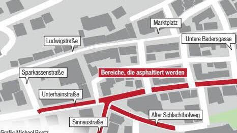 An diesen Stellen geht am Wochenende nichts mehr. Grafik: Michael Beetz