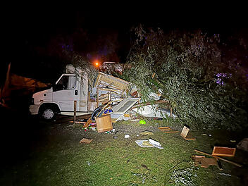 Unwetter in Bayern - Verletzte auf Campingplatz in Lindau