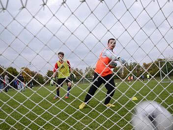 Erstklassige Bedingungen finden die Talente aus der Region im neuen DFB-Stützpunkt in Münnerstadt vor. Foto: Jürgen Schmitt