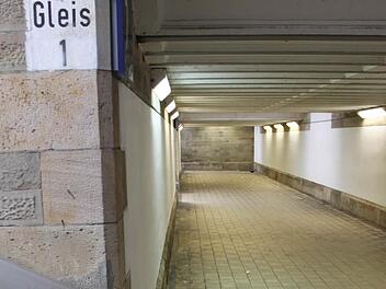 Die Unterführung am Haßfurter Bahnhof. Foto: Ronald Heck