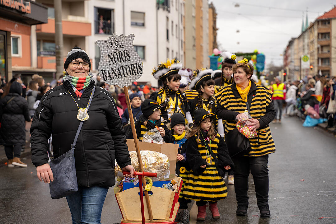 Der traditionelle Umzug zog ca. 70.000 Faschingsfreunde an.