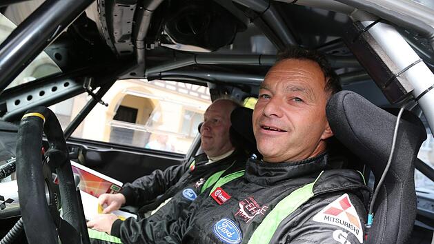 Die Vorjahressieger Rudi Reindl und Michael Ehrle starten in Ebern im ehemaligen WM-Mitsubishi von Tommi M&auml;kinen.