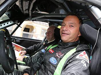 Die Vorjahressieger Rudi Reindl und Michael Ehrle starten in Ebern im ehemaligen WM-Mitsubishi von Tommi M&auml;kinen.