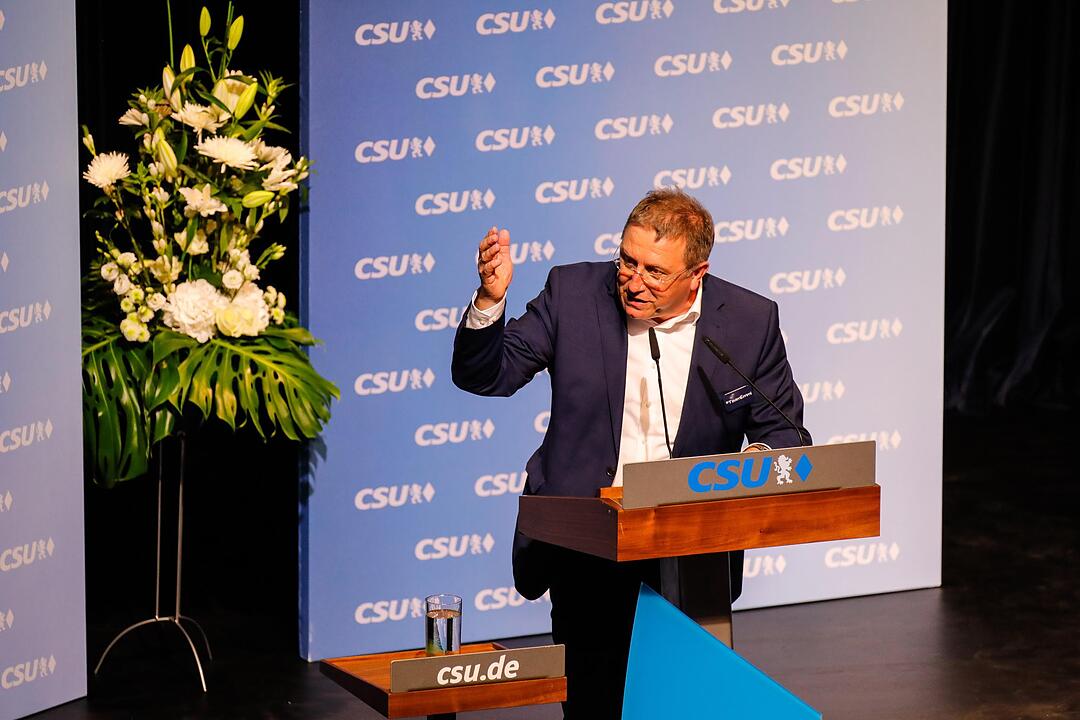 Wahlkampf der CSU - Karl-Theodor zu Guttenberg in Kulmbach