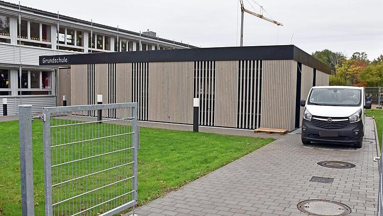 Die neue Mensa an der Grundschule in Sylbach wird im November eingeweiht. Foto: Ulrike Langer