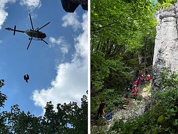 Kreis Bamberg: Frau beim Klettern schwer verletzt - Bergwacht im Einsatz