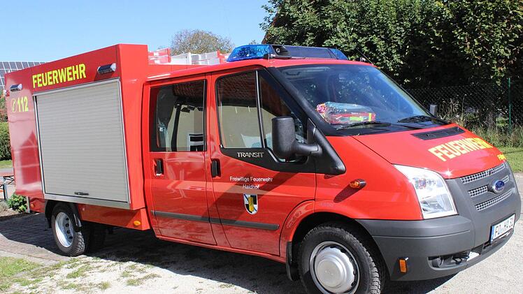 Das neue Spritzenfahrzeug der Haidhofer Wehr