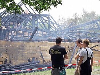 Ob der Festgenommene auch für den Scheunen-Brand Ende Juli in Thurnau verantwortlich ist, konnte die Polizei nicht bestätigen. Foto: Archiv