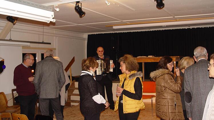 Neujahrsempfang des Kunsthaus e.V. in Bad Brückernau. Foto: Brigitta Kempe-Wolf