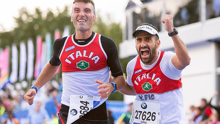 Impressionen vom Berlin-Marathon.  Foto: dpa