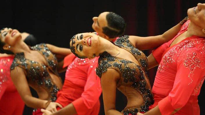 Impressionen vom Tanzturnier in der Coburger Angerturnhalle.Foto: Katja Nauer