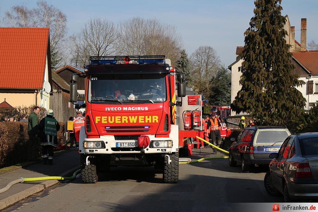 Gasexplosion in einem Wohnhaus