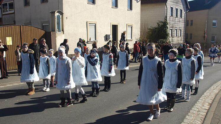Faschingsumzug in Ebenhausen.  Foto: Stefan Geiger