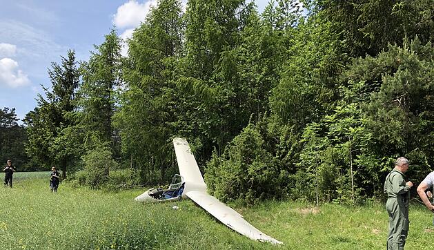 Segelflugzeug in der Fränkischen Schweiz abgestürzt
