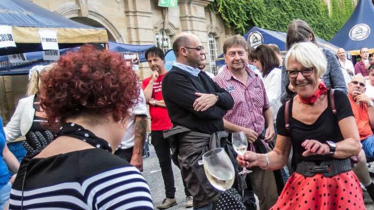 Impressionen vom Gastspiel der Spider Murphy Gang beim "Tambacher Sommer"Foto: Jochen Berger