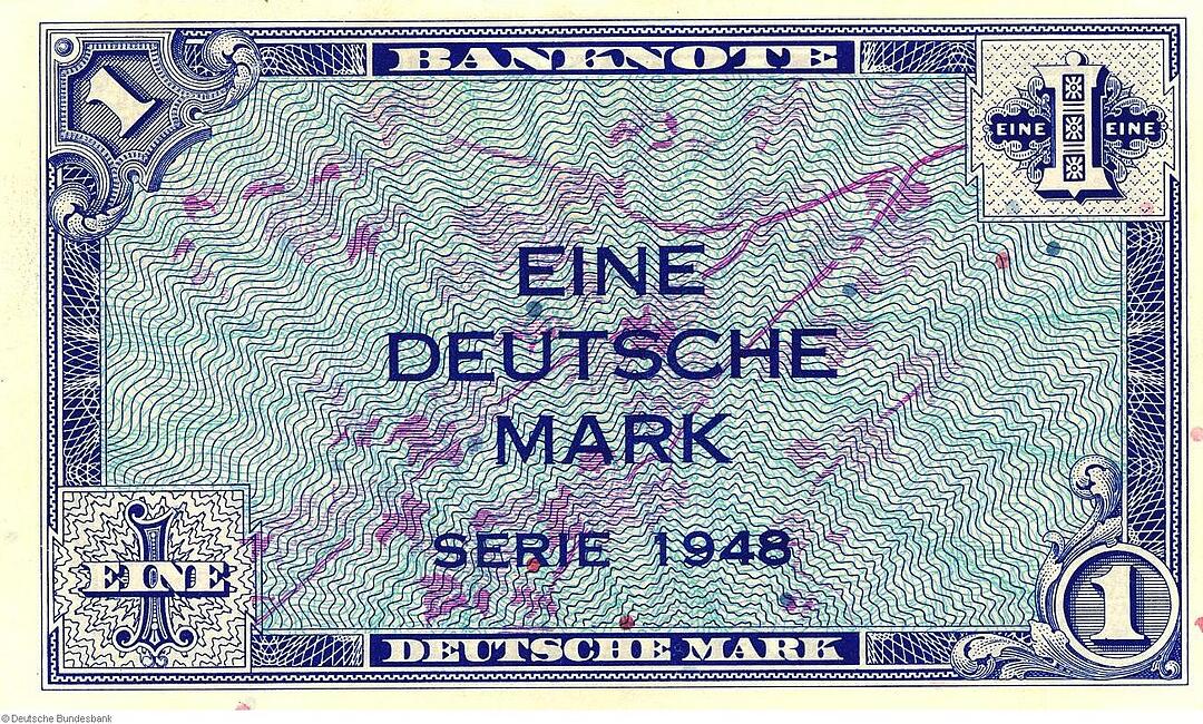 Deutsche Mark - Banknoten im Jahr 1948