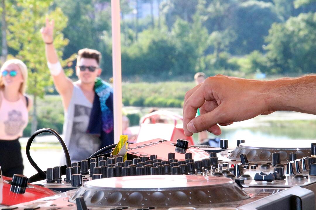 DJ-Session an der Seebühne