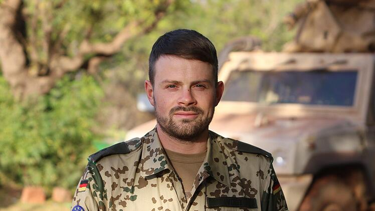 Seit Anfang Dezember leistet Oberleutnant Sebastian Vogt seinen Dienst im Rahmen der Europäischen Trainingsmission Mali. Foto: Sebastian Grünberg