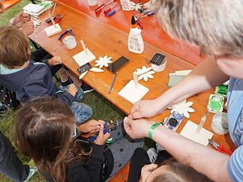 Parallel zu den Vorträgen gab es diverse Workshops. Foto: Marion Eckert