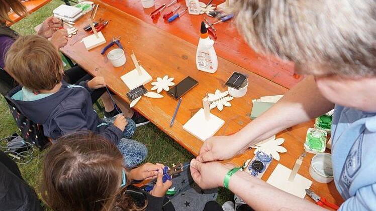 Parallel zu den Vorträgen gab es diverse Workshops. Foto: Marion Eckert