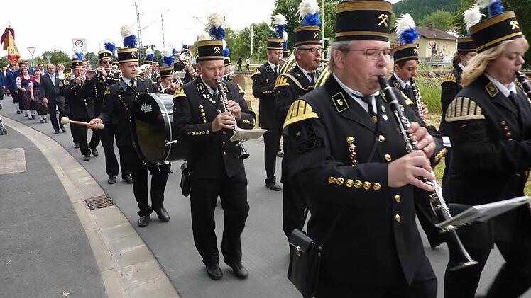 Der Patenverein, die Bergmannskapelle Stockheim