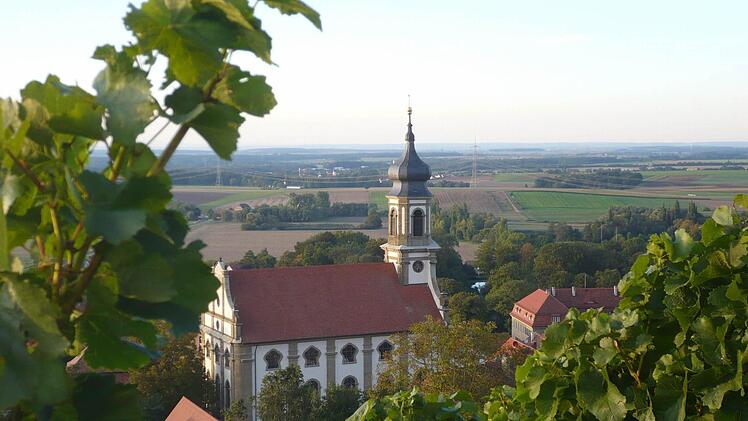 Umrahmt von Reben bietet die Grafschaftskirche ein idyllisches Bild. Damit das so bleibt, muss der Kirchensockel erneuert werden.  Foto: Diana Fuchs