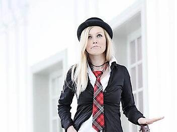 Frechfröhliche Frontfrau: Christine Mühlenkampp Foto: privat