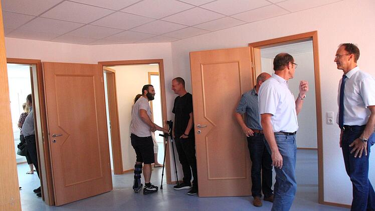 Noch sind die neuen Räume nur spärlich möbliert. Foto: Ulrike Müller