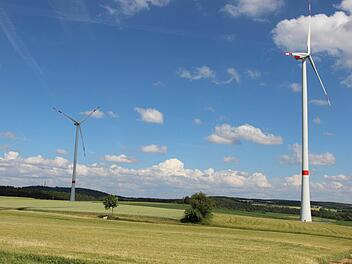 Der Windpark Alladorf/Tannfeld ist am vergangenen Freitag ans Netz gegangen. Foto: Katharina Müller-Sanke