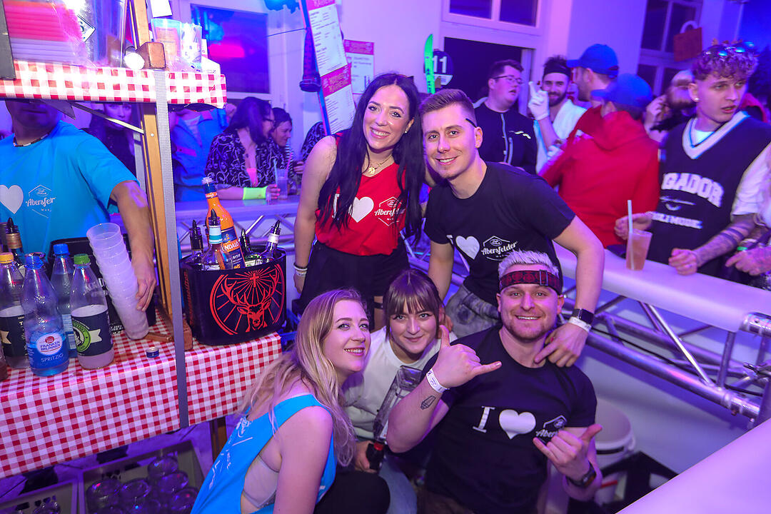 Beste Partystimmung in der Stadthalle
