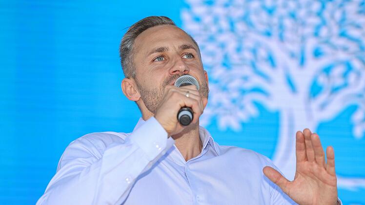 AfD Spitzenkandidat Siegmund auf Fest