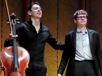 Narek Hakhnazaryan und Pavel Kolesnikov. Foto: Gerhild Ahnert