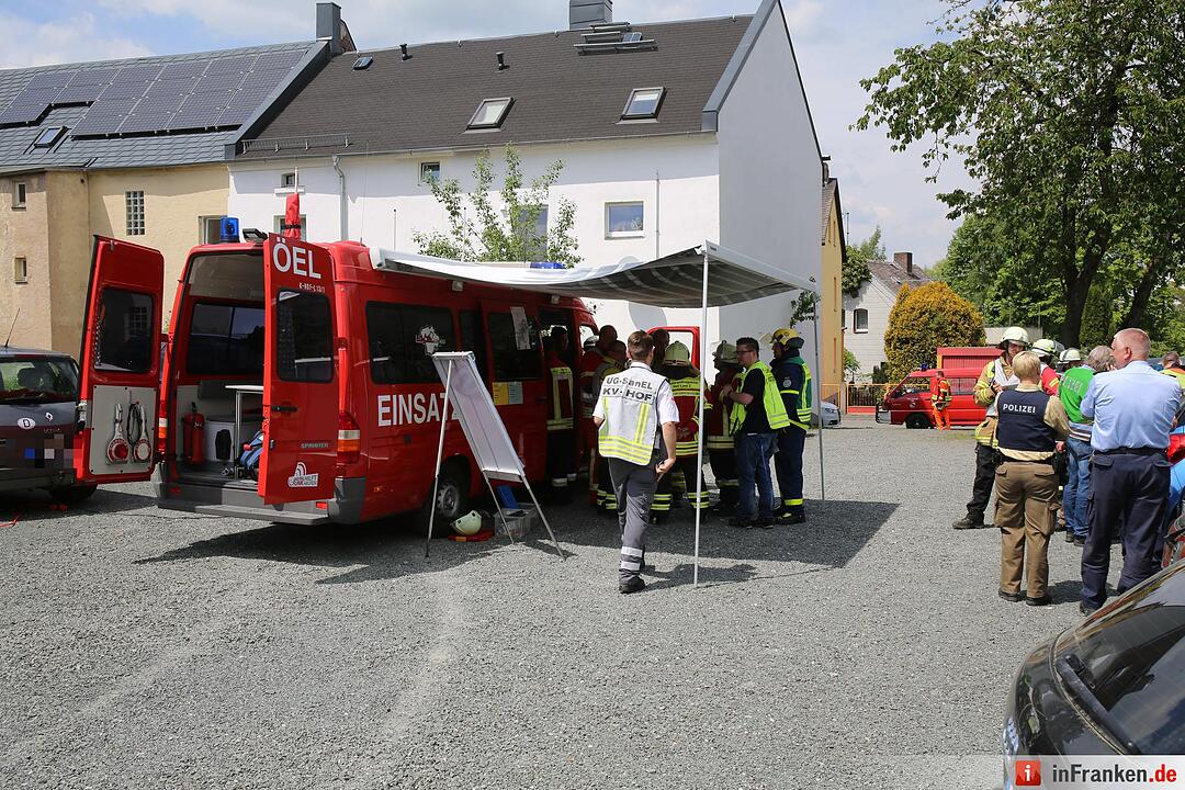 Gasaustritt in Rehau