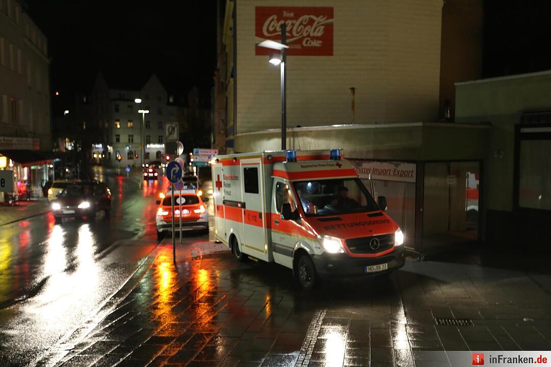 Kellerbrand im Scala-Kino in Hof