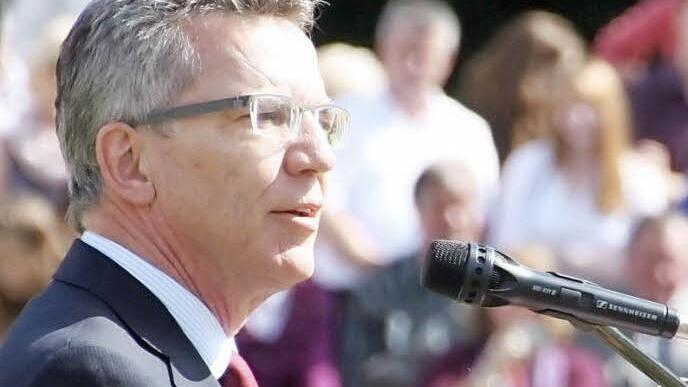 Bundesverteidigungsminister Thomas de Maizière