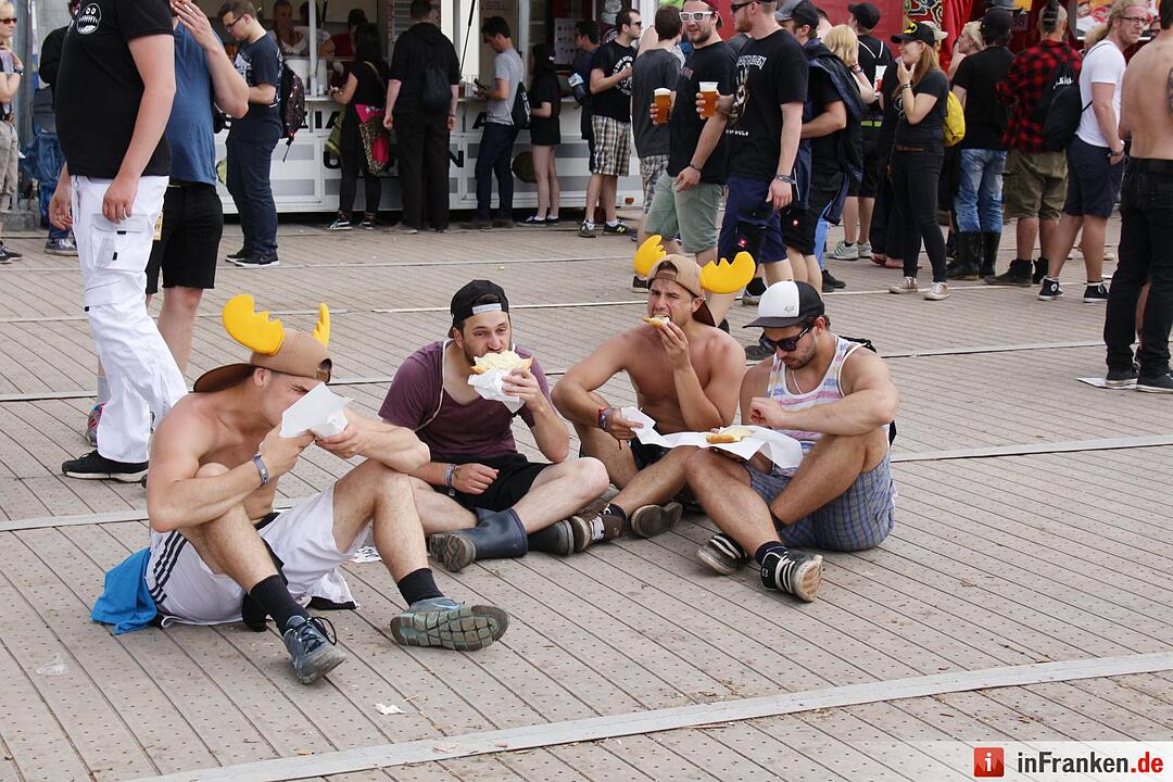 Rock im Park 2016 - Das Festivalgelände am Samstag