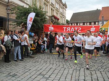 Am Altstadtfest-Sonntag um 15 Uhr startet der Lauf durch die Kulmbacher Altstadt. Unser Bild entstand beim Rennen 2016. Foto: Archiv/Sonny Adam