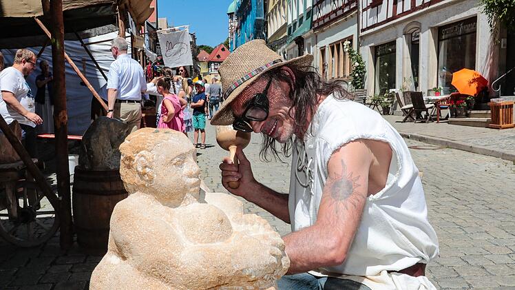 Impressionen vom Stadtspektakel in Kronach. Foto: Matthias Hoch