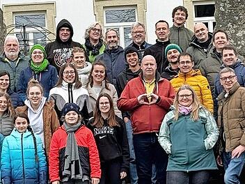 Musiker und Musikerinnen beim Probewochenende am Volkersberg