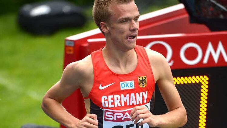 Der Höchstadter Martin Grau läuft seinem Traum von Olympia nicht mehr nur hinterher, inzwischen ist er zum Greifen nah. Foto: Peter Steffen/dpa