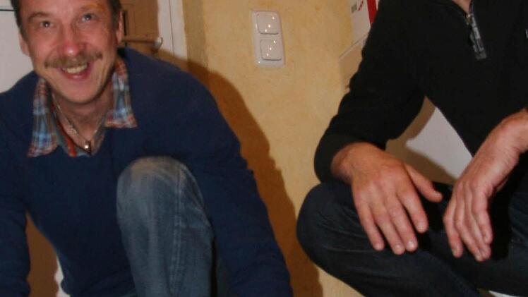 Michael Kraus (links) und Frieder Krumsdorf,     der  ursprünglich aus  dem Vogtland stammt,    haben sich  durch den Sport  kennengelernt.