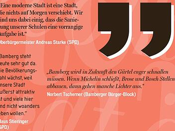 Auch im letzten Jahr der Wahlperiode setzt sich die GroKo im Bamberger Rathaus durch.  Grafik: Micho Haller